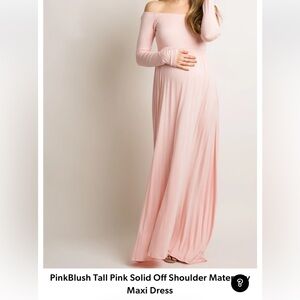 PinkBlush maternity maxi dress